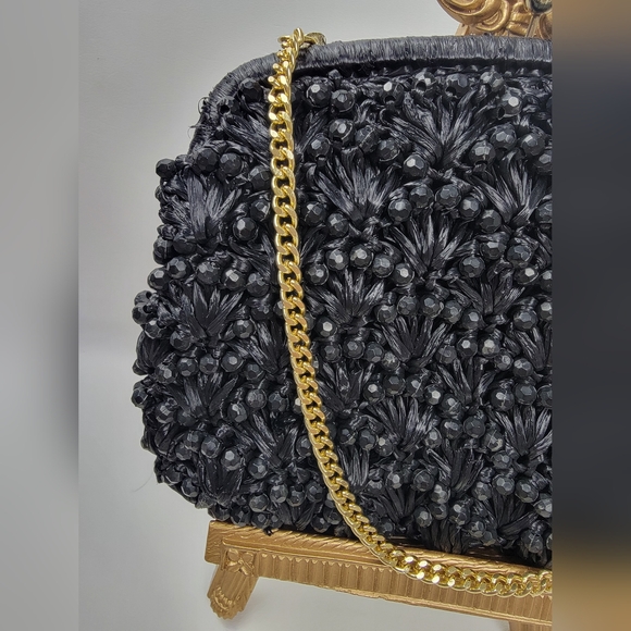 1960's Marcus Brothers of Miami Woven Handbag Purse - Picture 3 of 8